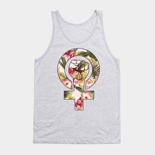 Feminist Fist T Shirt - Women's March - Women's Rights Gift Tank Top